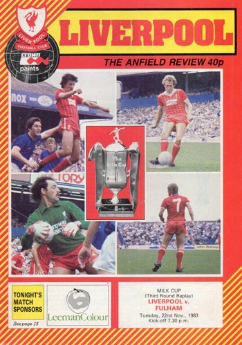 Match programme